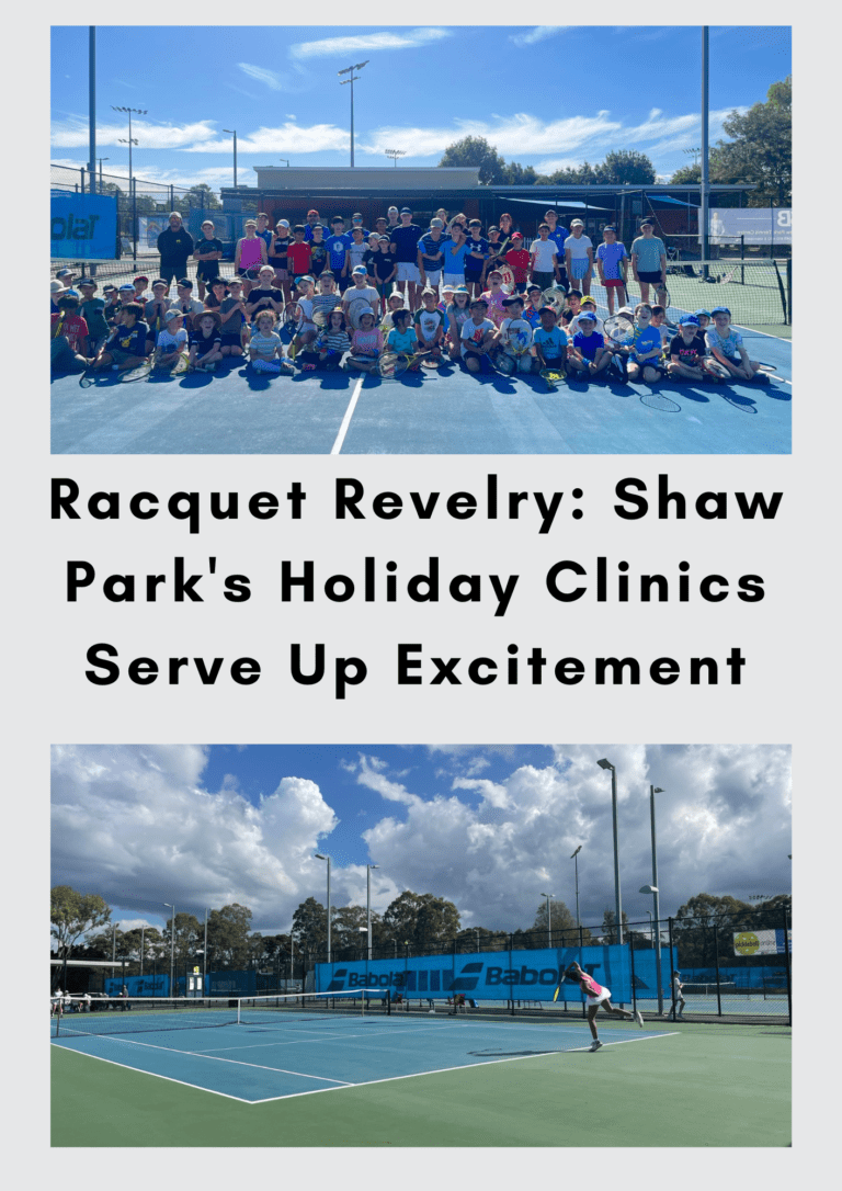 Racquet Revelry: Shaw Park’s Holiday Clinics Serve Up Excitement